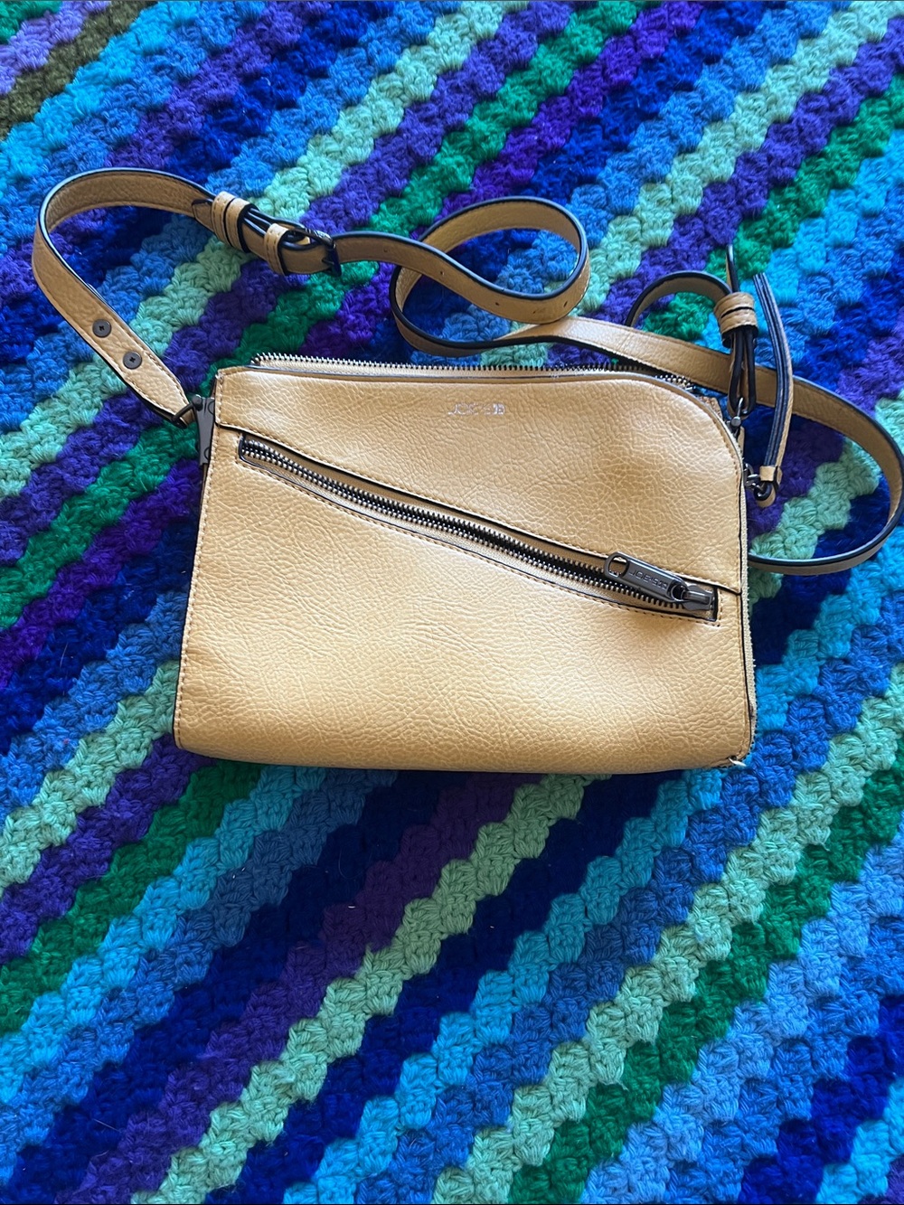 Joe’s Leather Crossbody Bag in yellow